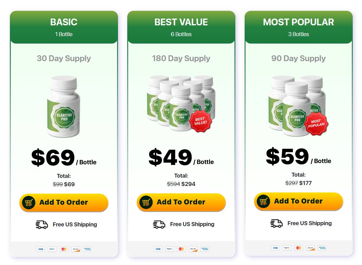 Claritox Pro special offer